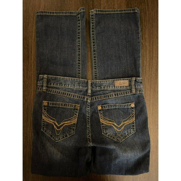 Harley-Davidson Curvy Bootcut Jeans Size 12T - Picture 10 of 10